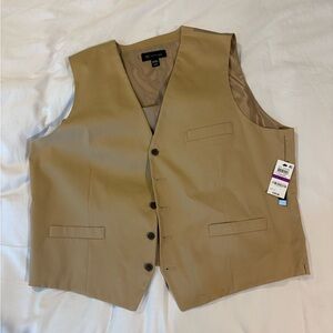 INC International Concepts Beige Vest